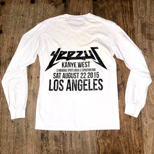 Kanye West Yeezus Tour Los Angeles FYF Fest 2015 Shirt Small Rare 100% Authentic